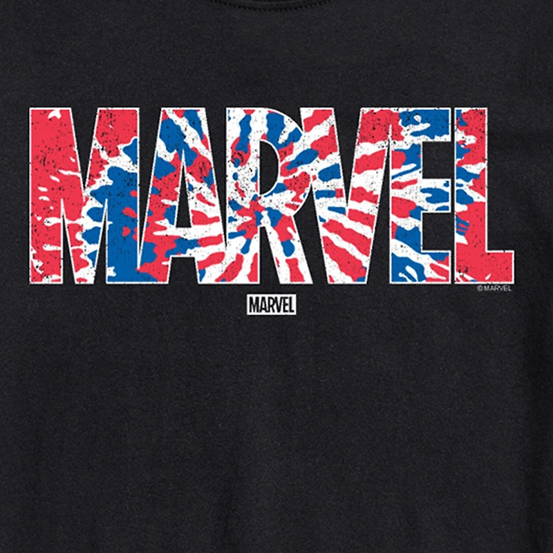 Mens Crew Neck Short Sleeve Regular Fit Marvel Big and Tall Graphic T-Shirt