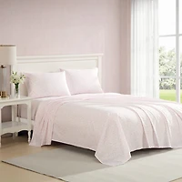 Laura Ashley Floral Toile Sheet Set