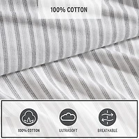 Eddie Bauer Ticking Stripe Sheet Set