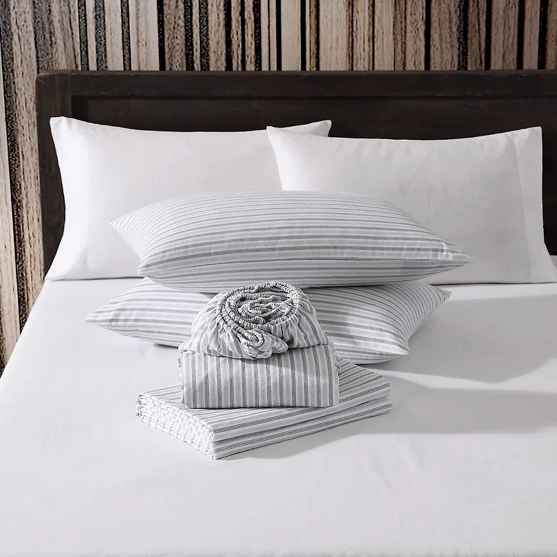 Eddie Bauer Ticking Stripe Sheet Set