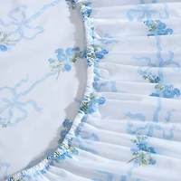 Laura Ashley Floral Ribbon Sheet Set