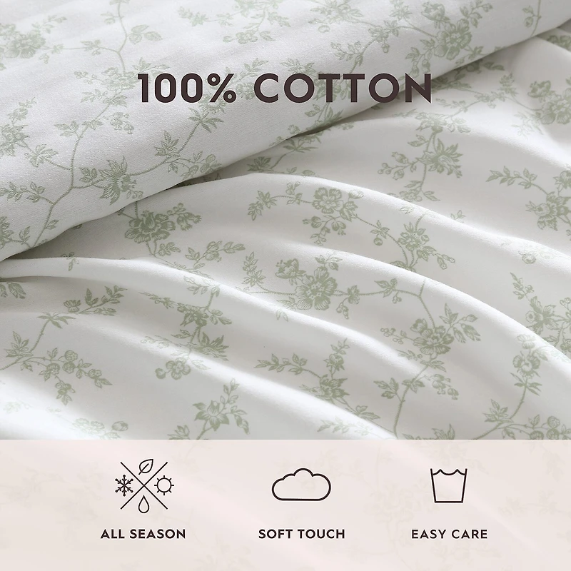 Laura Ashley Fiona 300tc Sheet Set