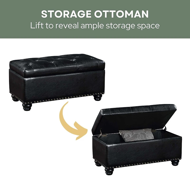 Designs4Comfort 7th Avenue Storage Ottoman
