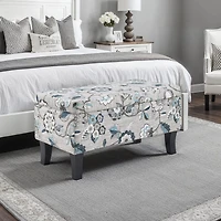 Convenience Concepts Designs4comfort Storage Lift-Top Ottoman