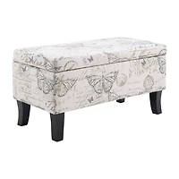Convenience Concepts Designs4comfort Storage Lift-Top Ottoman