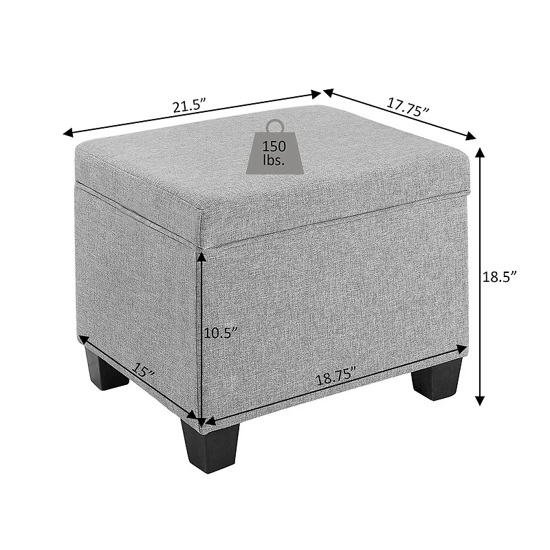 Madison Storage Ottoman