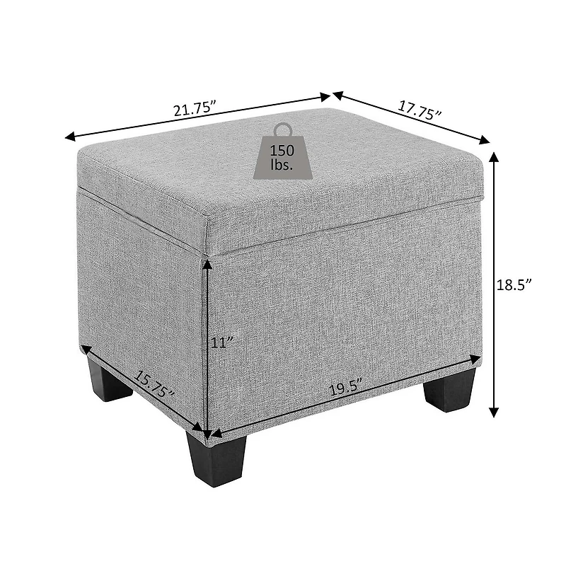 Madison Storage Ottoman