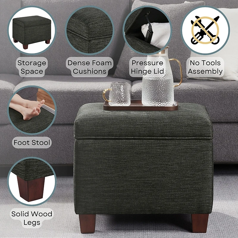 Madison Storage Ottoman