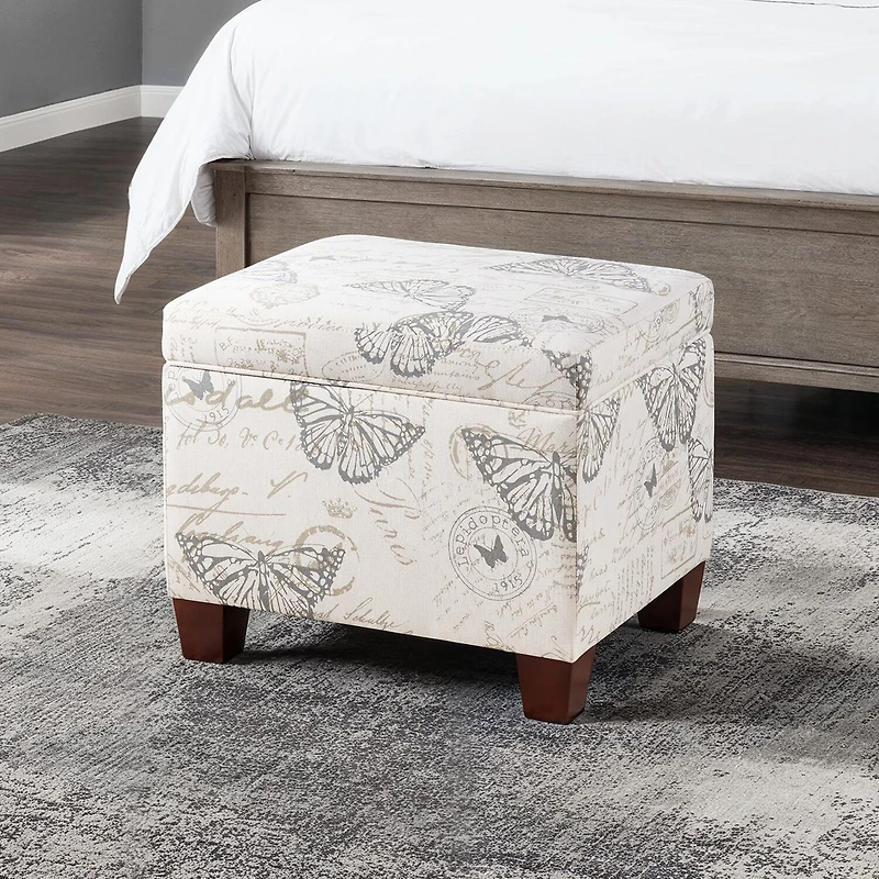 Madisson Cushioned Storage Ottoman