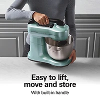 Hamilton Beach Stand Mixer with 4 Quart Stainless Steel Bowl