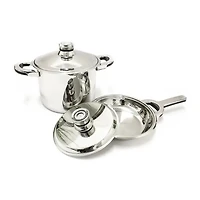 BergHOFF Tfk 15-pc. Stainless Steel Cookware Set