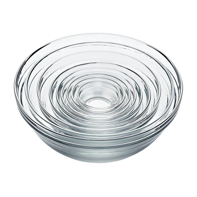 Duralex Gigone 9-pc. Glass Mixing Bowl Set
