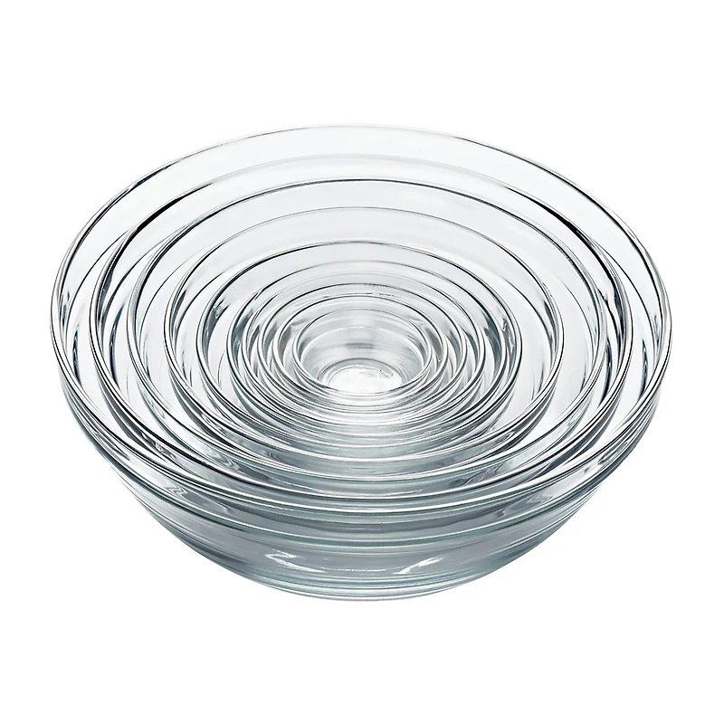 Duralex Gigone 10-pc. Glass Mixing Bowl Set
