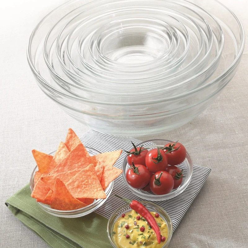 Duralex Gigone 10-pc. Glass Mixing Bowl Set