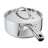 BergHOFF Hammered Covered 2-pc. Stainless Steel Sauce Pan