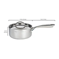 BergHOFF Hammered Covered 2-pc. Stainless Steel Sauce Pan