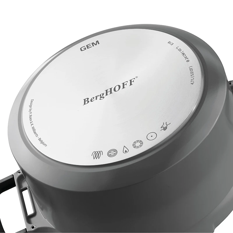 BergHOFF Gem Covered 2-pc. Saute Pan