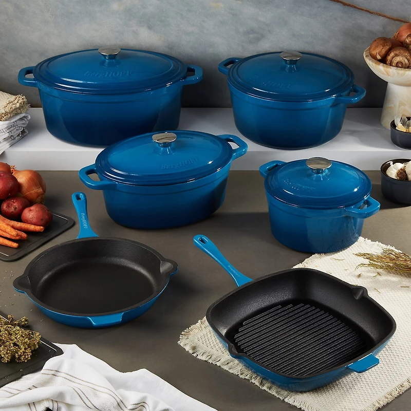 BergHOFF Neo Cast Iron 10-pc. Cookware Set