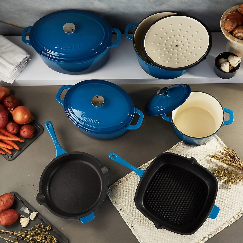 BergHOFF Neo Cast Iron 10-pc. Cookware Set