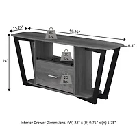 Convenience Concepts Graystone TV Stand