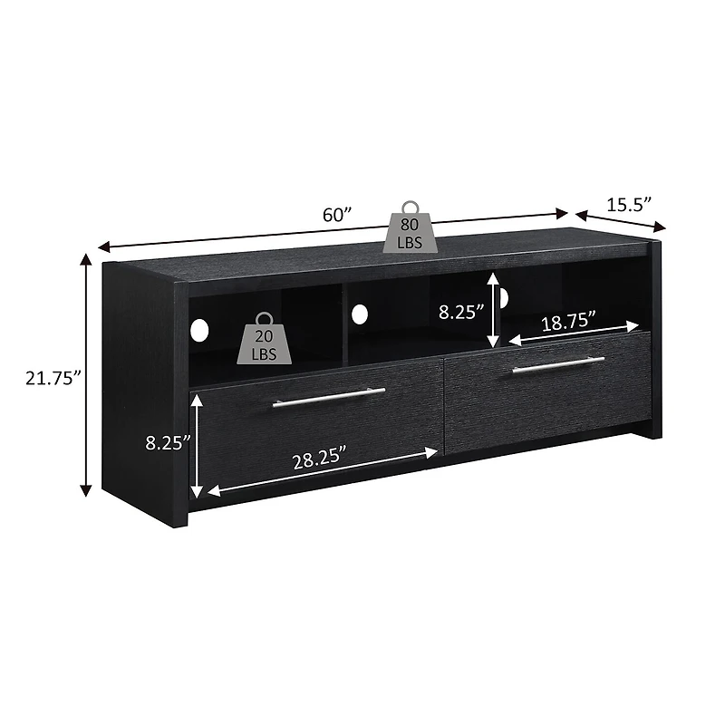 Convenience Concepts Newport Living Room Collection TV Stand