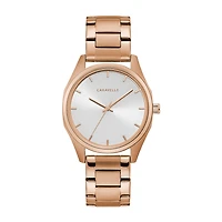Caravelle Designed By Bulova Womens Stainless Steel Bracelet Watch 45l179
