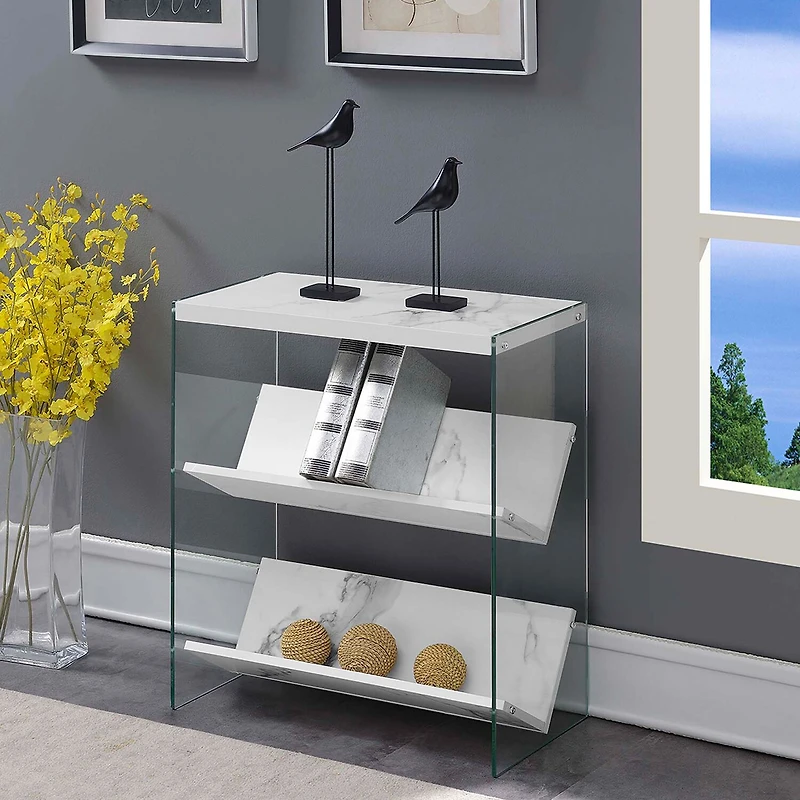 Convenience Concepts Soho Office Collection 2-Shelf Bookcase
