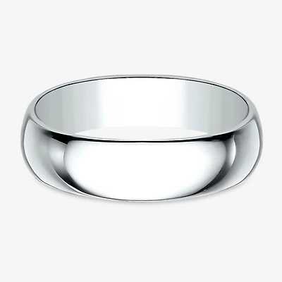 Mens 6mm 10K Gold Wedding Band