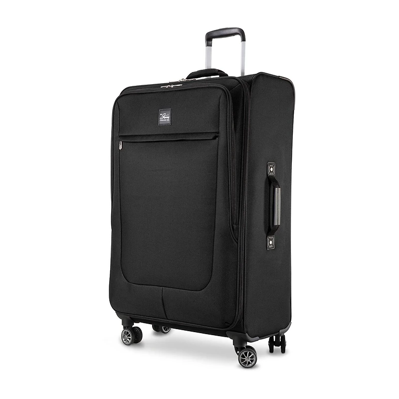 Skyway Everett 28 Inch Softside Lightweight Checked Spinner Luggage