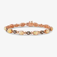 Le Vian® Grand Sample Sale™ Bracelet featuring Neopolitan Opal™ Vanilla Diamonds® Chocolate Diamonds® set in 14K Strawberry Gold®