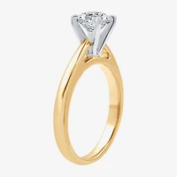I Said Yes (G / Si1-Si2) Womens 1 1/4 CT. T.W. Lab Grown White Diamond Sterling Silver Round Solitaire Bridal Set
