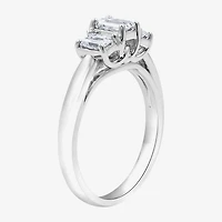 Love Lives Forever (G / Si1-Si2) Womens 1 CT. T.W. Lab Grown White Diamond 10K Gold 3-Stone Engagement Ring