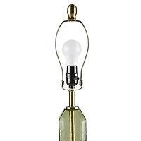 510 Design 26.5" Zirconia Faceted Glass Table Lamp