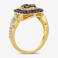 Le Vian® Ring featuring 3/4 CT. Chocolate Diamonds® 1 3/8 Nude Diamonds™ set 14K Strawberry or Honey Gold®