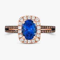 Le Vian® Grand Sample Sale™ Ring featuring 1 CT. Blueberry Tanzanite® 1/ CT. Chocolate Diamonds® 1/ CT. Nude Diamonds™ set in 14K Strawberry Gold
