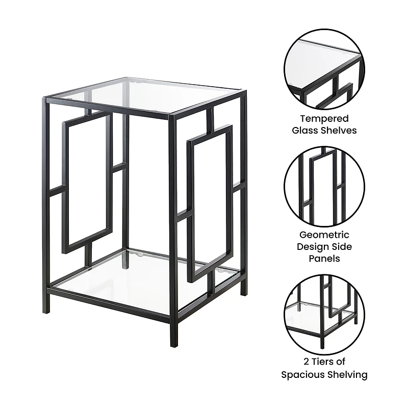 Convenience Concepts Town Square Metal End Table