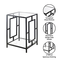 Convenience Concepts Town Square Metal End Table