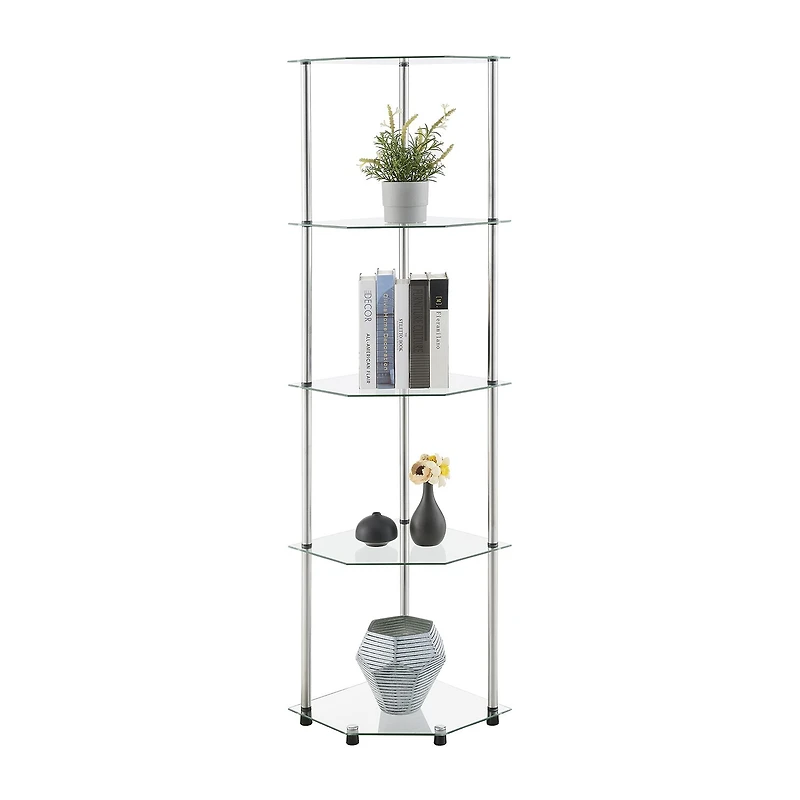 Convenience Concepts Desing2go 4-Shelf Standard Bookshelf