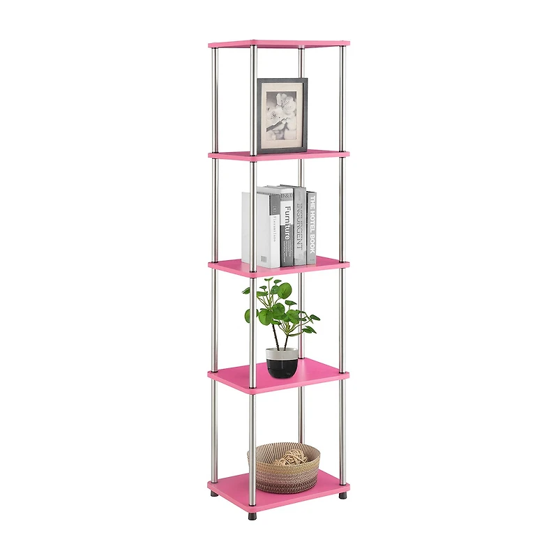 Convenience Concepts Desing2go 4-Shelf Standard Bookshelf