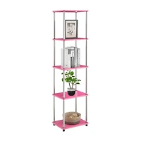 Convenience Concepts Desing2go 4-Shelf Standard Bookshelf
