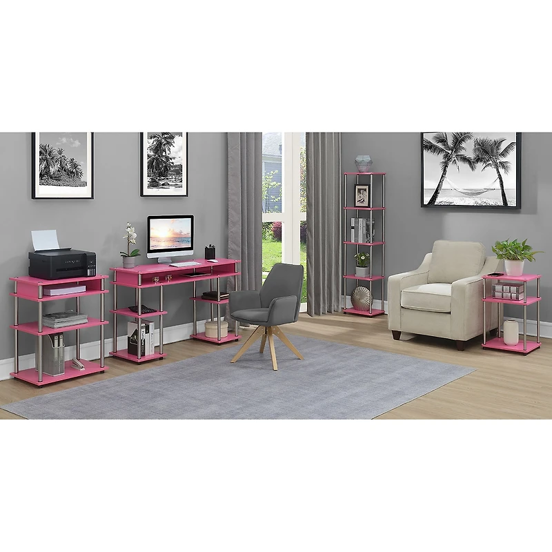 Convenience Concepts Desing2go 4-Shelf Standard Bookshelf