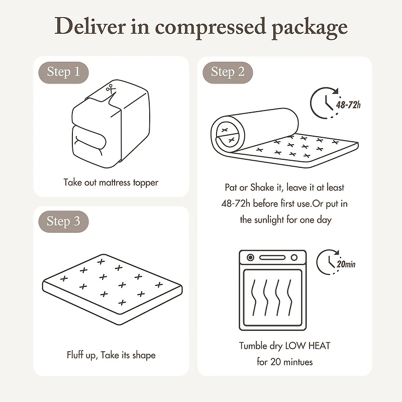 Madison Park Cloud Soft Plush Waterproof Quilted Mattress Pad