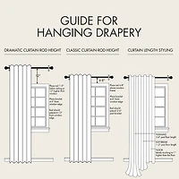 Madison Park Karien Sound Blocking Rod Pocket Back Tab 100% Blackout Set of 2 Curtain Panel