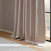 Madison Park Karien Sound Blocking Rod Pocket Back Tab 100% Blackout Set of 2 Curtain Panel