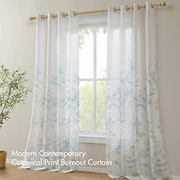 Madison Park Vera Grommet Top Sheer Single Curtain Panel