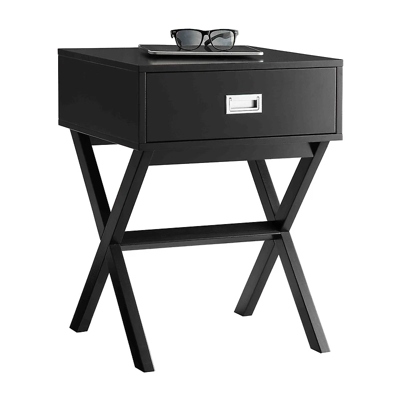 Convenience Concepts Designs2go Living Room Collection Storage 1-Drawer End Table