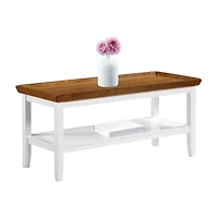 Convenience Concepts Ledgewood Living Room Collection Coffee Table