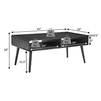 Convenience Concepts Napa Living Room Collection Coffee Table