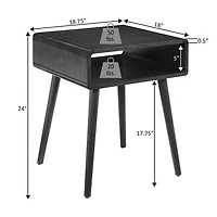 Napa End Table with Shelf