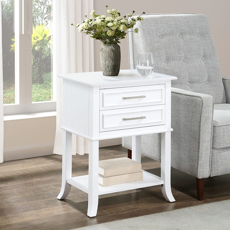 Convenience Concepts Sydney 2-Drawer End Table